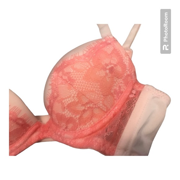 THE LITTLE BRA COMPANY Evie Pink Push Up Bra - Size 28A, XXS - Picture 2 of 3